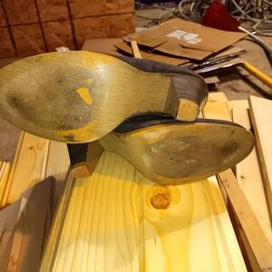 Lady sued dress boots